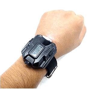 Eornmor-Super-Bright-Tactical-Cree-LED-1000-Lm-Display-Rechargeable-Waterproof-LED-Flashlight-Wrist-Watch-Torch-Li